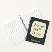 Carnet Secret Spells Grimoire Cover Personnalisé (Intérieur)