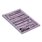 Carnet Secrétaire Notebook (Côté Droit)