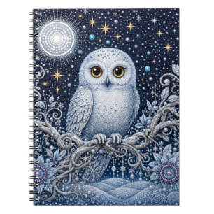 Carnet Secrets de la nuit d'hiver – Chouette harfang