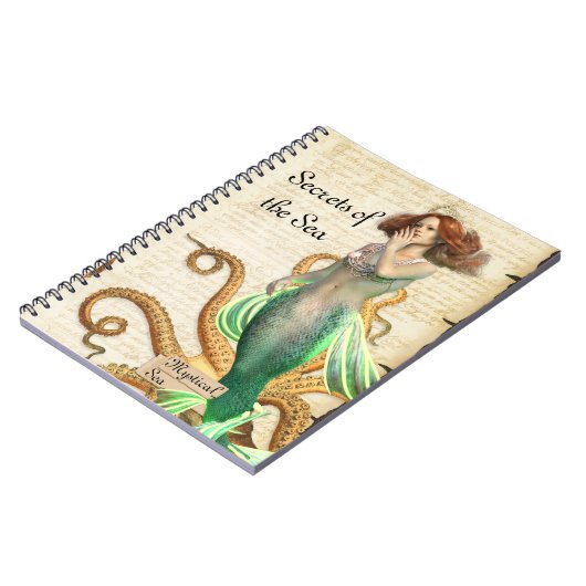 Carnet Secrets de la sirène de mer (Côté gauche)