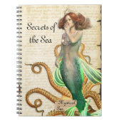 Carnet Secrets de la sirène de mer (Devant)