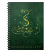 Carnet Secrets Enchantés – Sceau Doré (Devant)