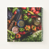 Carnet Secteur de la santé Légumes et légumes (Dos)