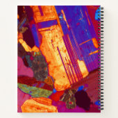 Carnet Section mince en granit avec nom et monogramme sur (Dos)