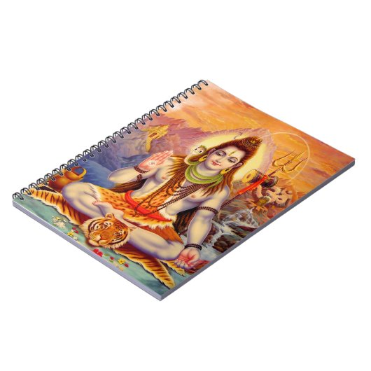 Carnet Seigneur Shiva Meditating Notebook (Côté gauche)