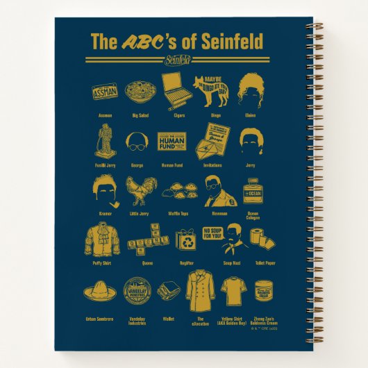 Carnet Seinfeld | ABC de Seinfeld Infographie (Dos)