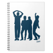 Carnet Seinfeld | Graphique de silhouette de groupe (Devant)