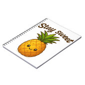 Carnet Séjour sucré - Ananas mignon (Côté gauche)