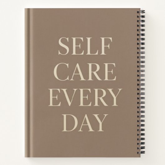 Carnet Self Care Every Day" Inspirational School Notebook (Dos)