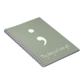 Carnet Semicolon / Mon histoire n'est pas encore terminée (Côté Droit)