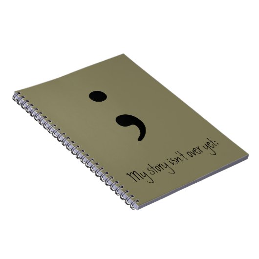 Carnet Semicolon / Mon histoire n'est pas encore terminée (Côté Droit)