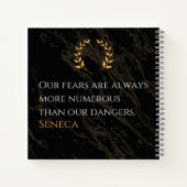 Carnet Seneca's Insight : Les peurs comparées aux dangers (Dos)