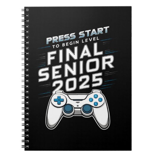 Carnet Senior 2025 Classe des Jeux Vidéo Gamer 2025 (Devant)