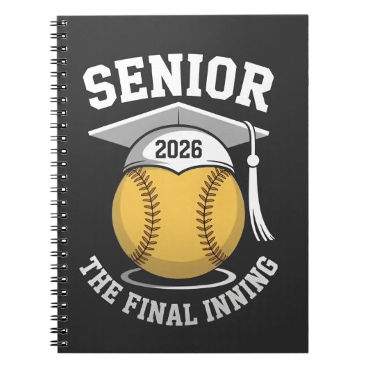 Carnet Senior The Final Inning 2026 Softball Graduation (Devant)