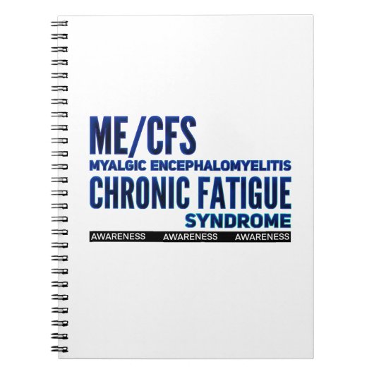 Carnet Sensibilisation à la fatigue chronique du ME/CFS (Devant)