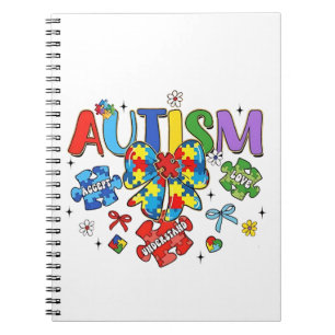 Carnet Sensibilisation sur l'autisme Bow Coquette Puzzle