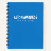 Carnet sensibilisation sur l'autisme. choisissez gentimen (Devant)