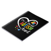 Carnet Sensibilisation sur l'autisme colorée puzzle pièce (Côté gauche)
