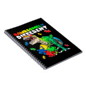 Carnet Sensibilisation sur l'autisme de dinosaures très d (Côté Droit)