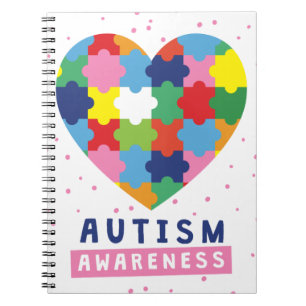 Carnet sensibilisation sur l'autisme rose