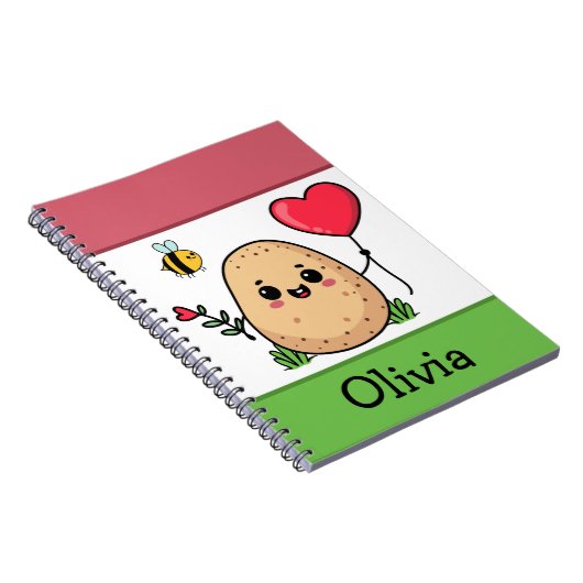 Carnet Sent With Love Romantic Potato (Côté Droit)