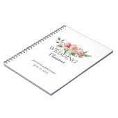 Carnet Sentez les Roses, Floral Swag Wedding planner (Côté gauche)