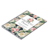 Carnet Sentez les Roses, Wedding planner de motifs florau (Côté gauche)