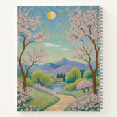 Carnet Sentier céleste de printemps (Dos)