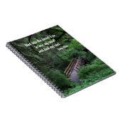 Carnet Sentier dans la forêt Citation John Muir (Côté Droit)