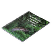 Carnet Sentier dans la forêt Citation John Muir (Côté gauche)