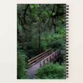 Carnet Sentier dans la forêt Citation John Muir (Verso)