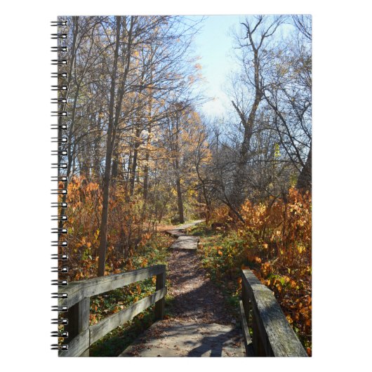 Carnet Sentier de la nature en automne. (Devant)
