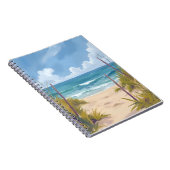 Carnet Sentier de la plage | Eau de mer peinte sur la côt (Côté Droit)