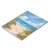 Carnet Sentier de la plage | Eau de mer peinte sur la côt (Côté gauche)