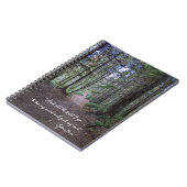 Carnet Sentier forestier citation John Muir (Côté gauche)