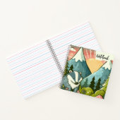 Carnet Sentiers d'été – Douce blaireau dans le pin de mon (Intérieur)