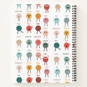 Carnet Sentiments Émotions Visages Graphique Conseiller s (Dos)