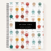 Carnet Sentiments Émotions Visages Graphique Conseiller s (Devant)