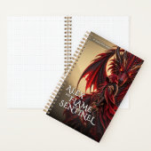 Carnet Sentinelle de dragon de fantasy Aventure mythique (À l'intérieur)