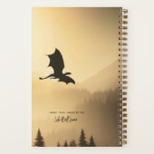 Carnet Sentinelle de dragon de fantasy Aventure mythique (Verso)