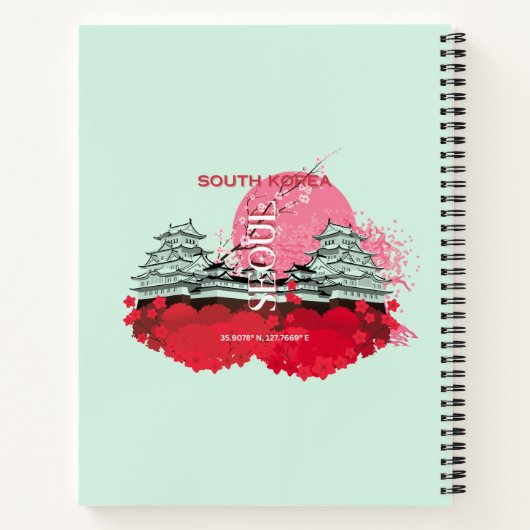 Carnet Séoul Corée du Sud (Dos)