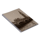 Carnet Sepia Big Ben Tower Palace de Westminster (Côté Droit)