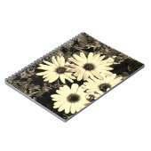 Carnet Sepia Fleur Faisy (Côté gauche)