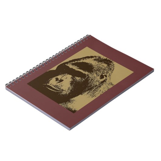 Carnet Sepia Gorilla (Côté gauche)