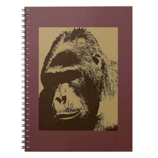 Carnet Sepia Gorilla (Devant)