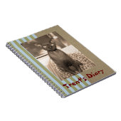 Carnet | Sepia Photo Devon Rex Cat (Côté Droit)