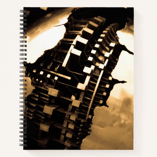 Carnet Sepia Steampunk (Devant)