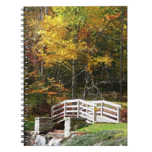 Carnet Sept Sources Pont D'Automne I Paysage D'Automne (Devant)
