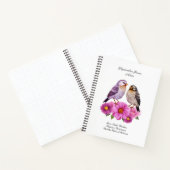 Carnet Septembre Aster Flower with Birth Cadeau (Intérieur)