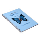 Carnet Septembre Papillon Gemstone - Peacock Royal (Côté Droit)